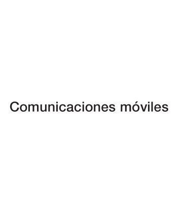 خرید و دانلود نسخه کامل کتاب Comunicaciones Móviles