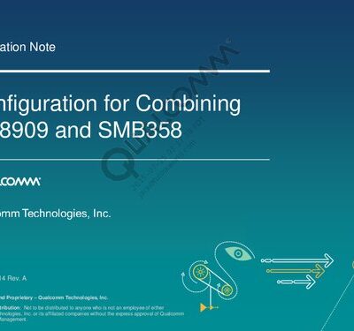خرید و دانلود نسخه کامل کتاب Configuration for Combining PM8909 and SMB358