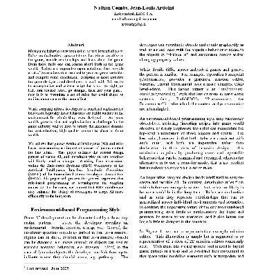 خرید و دانلود نسخه کامل کتاب Declarative versus imperative paradigms in games AI