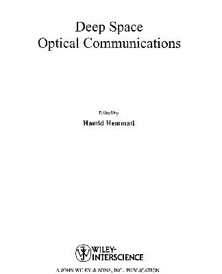 خرید و دانلود نسخه کامل کتاب Deep Space Optical Communications