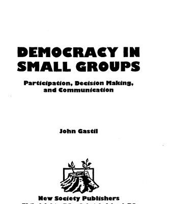 خرید و دانلود نسخه کامل کتاب Democracy in Small Groups: Participation, Decision-making and Communication