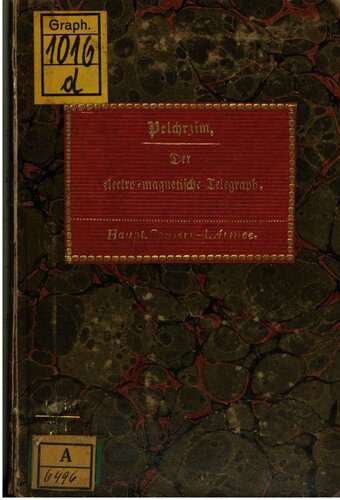 خرید و دانلود نسخه کامل کتاب Der elektro-magnetische Telegraph : Allgemein verständlich dargestellt und durch 21 lithographierte Figuren erläutert_6914f01b8f9ed.jpeg خرید و دانلود نسخه کامل کتاب Der elektro-magnetische Telegraph : Allgemein verständlich dargestellt und durch 21 lithographierte Figuren erläutert