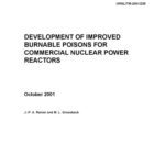 خرید و دانلود نسخه کامل کتاب Development of Improved Burnable Poisons for Commercial Nuclear Power Reactors