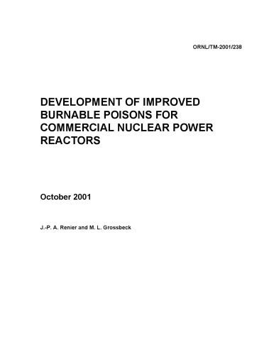خرید و دانلود نسخه کامل کتاب Development of Improved Burnable Poisons for Commercial Nuclear Power Reactors_69215bc530e29.jpeg خرید و دانلود نسخه کامل کتاب Development of Improved Burnable Poisons for Commercial Nuclear Power Reactors