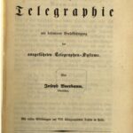 خرید و دانلود نسخه کامل کتاب Die elektro-magnetische Telegraphie mit besonderer Berücksichtigung der ausgeführten Telegraphen-Systeme