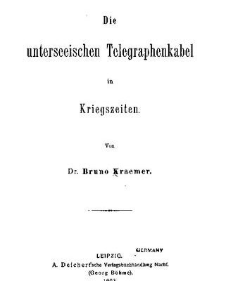 خرید و دانلود نسخه کامل کتاب Die unterseeischen Telegraphenkabel in Kriegszeiten