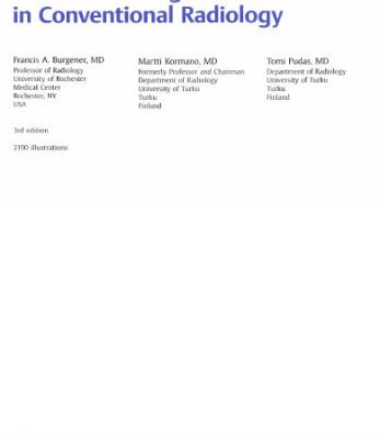 خرید و دانلود نسخه کامل کتاب Differential Diagnosis in Conventional Radiology (THIEME)