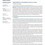 خرید و دانلود نسخه کامل کتاب Digital FMCW for ultrawideband spectrum sensing