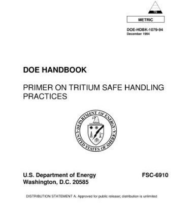 خرید و دانلود نسخه کامل کتاب DOE Handbook Primer on tritium safe handling practices