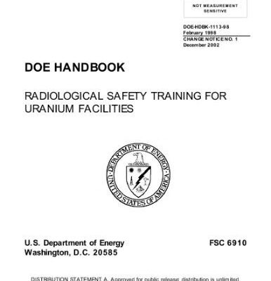 خرید و دانلود نسخه کامل کتاب DOE Handbook Radiological safety training for uranium facilities