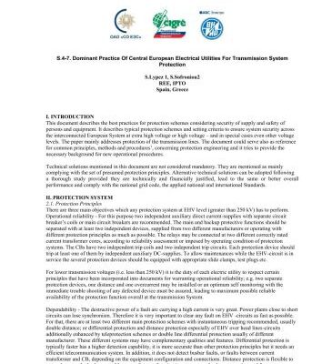 خرید و دانلود نسخه کامل کتاب Dominant Practice Of Central European Electrical Utilities For Transmission System Protection