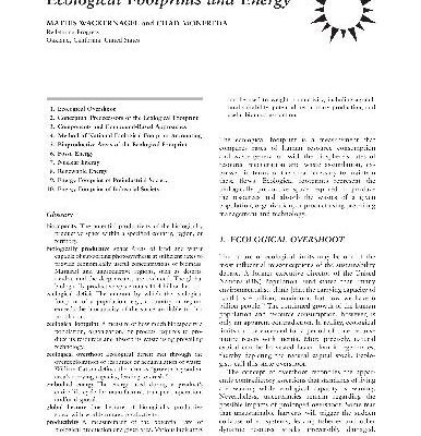 خرید و دانلود نسخه کامل کتاب Ecological Footprintsand Energy