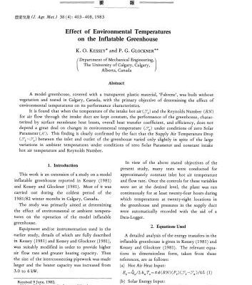 خرید و دانلود نسخه کامل کتاب Effect of Environmental Temperatures on the Inflatable Greenhouse (Влияние температуры окружающей среда на характеристики надувной теплицы)