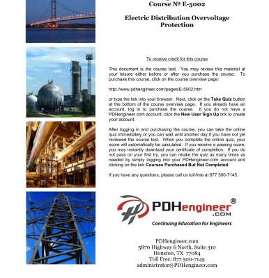 خرید و دانلود نسخه کامل کتاب Electric Distribution Overvoltage Protection