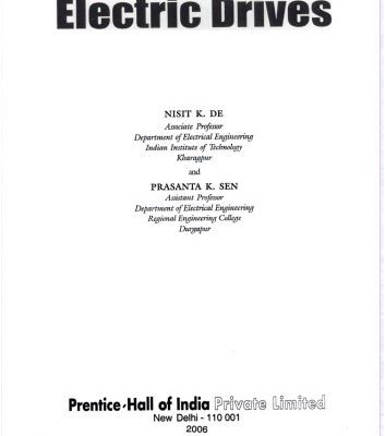 خرید و دانلود نسخه کامل کتاب Electric Drives