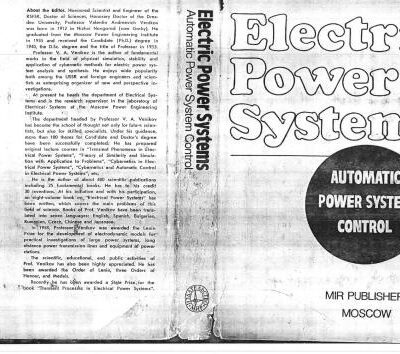 خرید و دانلود نسخه کامل کتاب Electric Power Systems. Automatic Power Systems Control