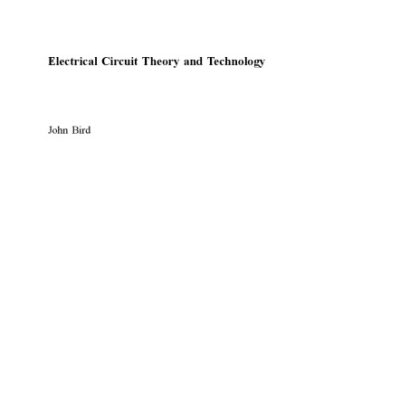 خرید و دانلود نسخه کامل کتاب Electrical Circuit Theory and Technology