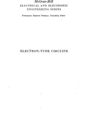 خرید و دانلود نسخه کامل کتاب Electron-tube circuits