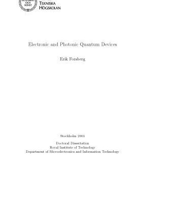 خرید و دانلود نسخه کامل کتاب Electronic and photonic quantum devices