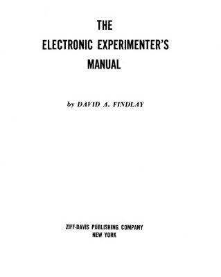 خرید و دانلود نسخه کامل کتاب Electronic Experimenters Handbook 1958