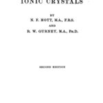 خرید و دانلود نسخه کامل کتاب Electronic Processes in Ionic Crystals