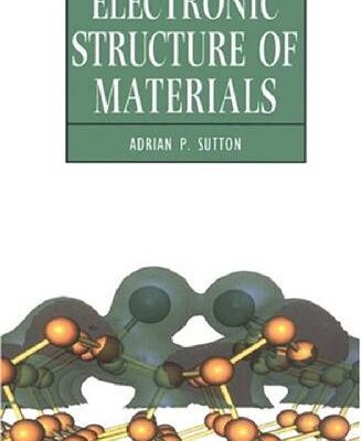 خرید و دانلود نسخه کامل کتاب Electronic Structure of Materials