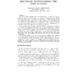 خرید و دانلود نسخه کامل کتاب Electronic watermarking the first 50 years