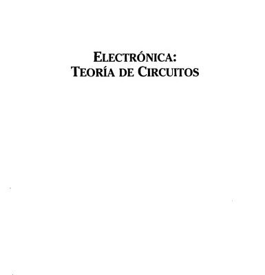 خرید و دانلود نسخه کامل کتاب Electronica Teoria de Circuitos Spanish