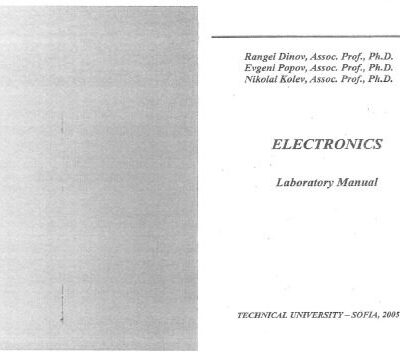 خرید و دانلود نسخه کامل کتاب Electronics – laboratotry manual