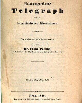 خرید و دانلود نسخه کامل کتاب Elektromagnetischer Telegraph auf den österreichischen Eisenbahnen