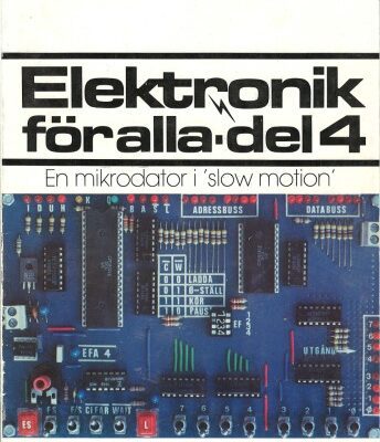 خرید و دانلود نسخه کامل کتاب Elektronik för alla, del 4 : En mikrodator i “slow motion”