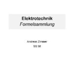 خرید و دانلود نسخه کامل کتاب Elektrotechnik Formelsammlung
