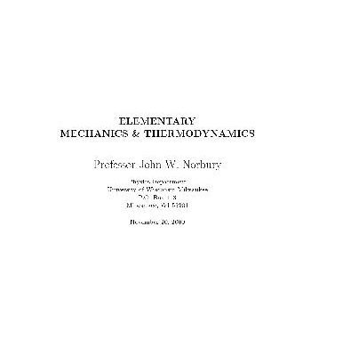 خرید و دانلود نسخه کامل کتاب Elementary mechanics and thermodynamics