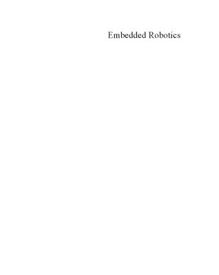 خرید و دانلود نسخه کامل کتاب Embedded Robotics,Mobile Robot Design and Applications with Embedded Systems