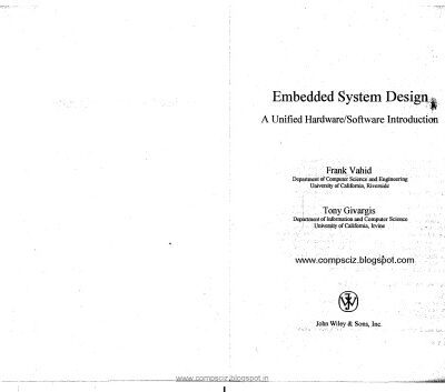 خرید و دانلود نسخه کامل کتاب Embedded System Design