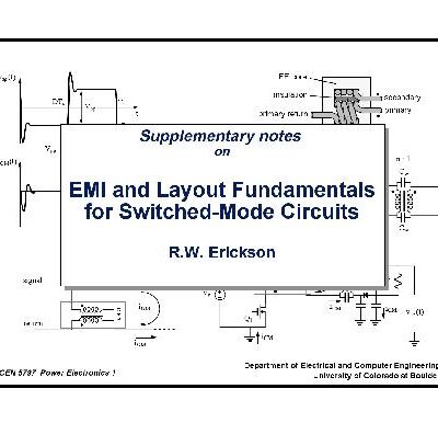 خرید و دانلود نسخه کامل کتاب EMI and layout fundamentals for switched mode circuits