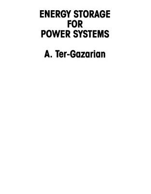 خرید و دانلود نسخه کامل کتاب Energy storage for power systems