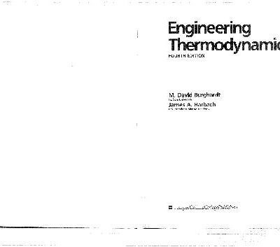 خرید و دانلود نسخه کامل کتاب Engineering thermodynamics