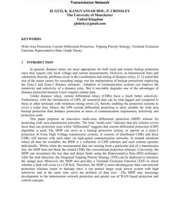 خرید و دانلود نسخه کامل کتاب Enhanced Characteristics of Multi-Zone Current Differential Protection for Transmission Network