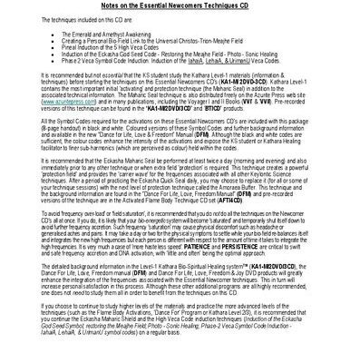 خرید و دانلود نسخه کامل کتاب Essential Newcomer Techniques Supplement