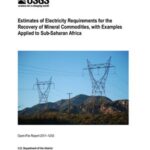 خرید و دانلود نسخه کامل کتاب Estimates of electricity requirements for the recovery of mineral commodities, with examples applied to sub-Saharan Africa