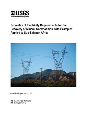 خرید و دانلود نسخه کامل کتاب Estimates of electricity requirements for the recovery of mineral commodities, with examples applied to sub-Saharan Africa