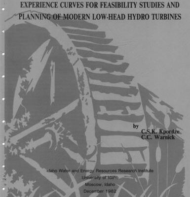 خرید و دانلود نسخه کامل کتاب Experience curves for feasibility studies and planning of modern low-head hydro turbines