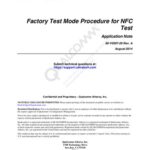 خرید و دانلود نسخه کامل کتاب Factory Test Mode Procedure for NFC Test