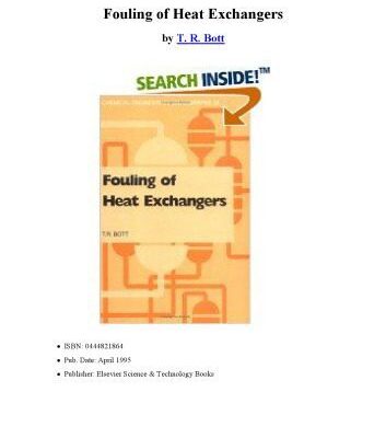 خرید و دانلود نسخه کامل کتاب Fouling Of Heat Exchangers