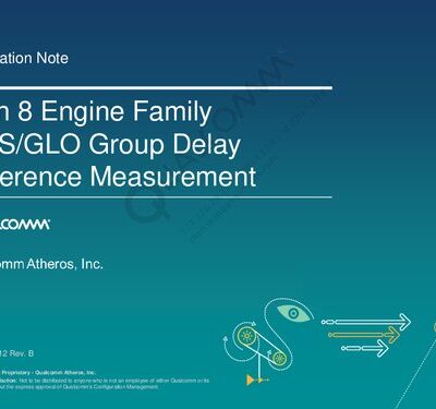 خرید و دانلود نسخه کامل کتاب Gen 8 Engine Family GPS/GLO Group Delay Difference Measurement