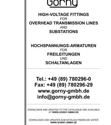 خرید و دانلود نسخه کامل کتاب Gorny. High-voltage fittings for overhead transmission lines and substations. Hochspannungs-Armaturen für Freileitungen und Schaltanlagen
