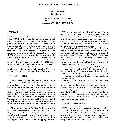 خرید و دانلود نسخه کامل کتاب GPSS-H.A 23-year retrospective view