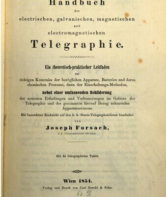 خرید و دانلود نسخه کامل کتاب Handbuch der elektrischen, galvanischen, magnetischen und elektromagnetischen Telegraphie