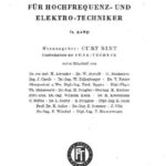 خرید و دانلود نسخه کامل کتاب HANDBUCH FÜR HOCHFREQUENZ- UND ELEKTRO-TECHNIKER